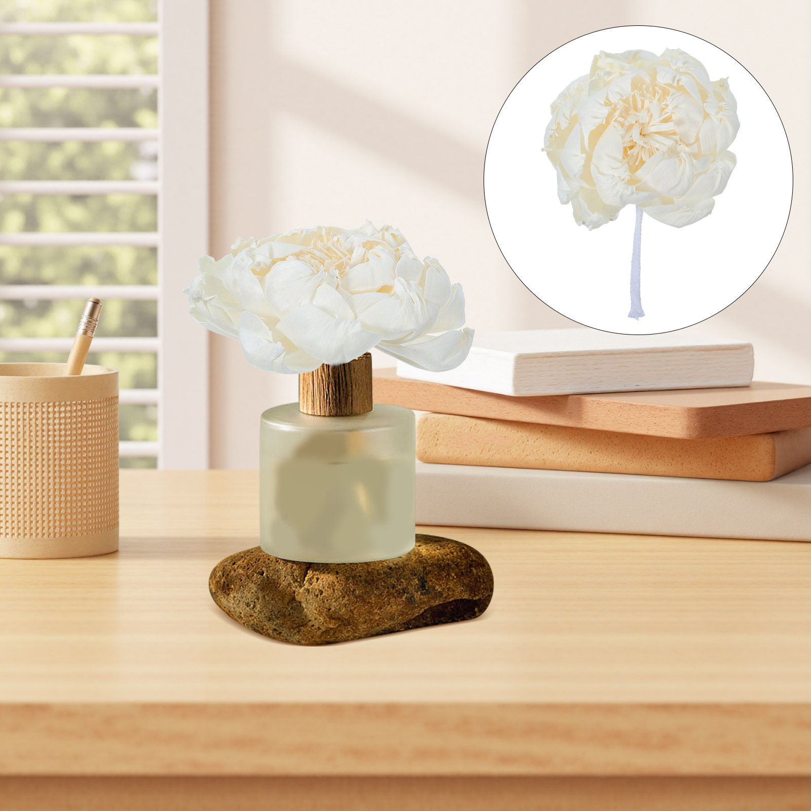 Home Fragrance - Diffuseur de parfum tête de pivoine