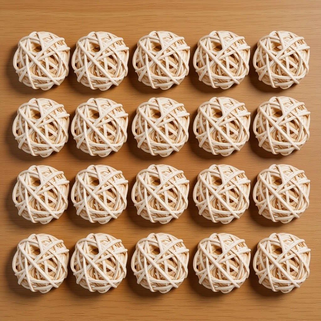 Home Fragrance Aromatherapy - 20 pièces de boules de rotin