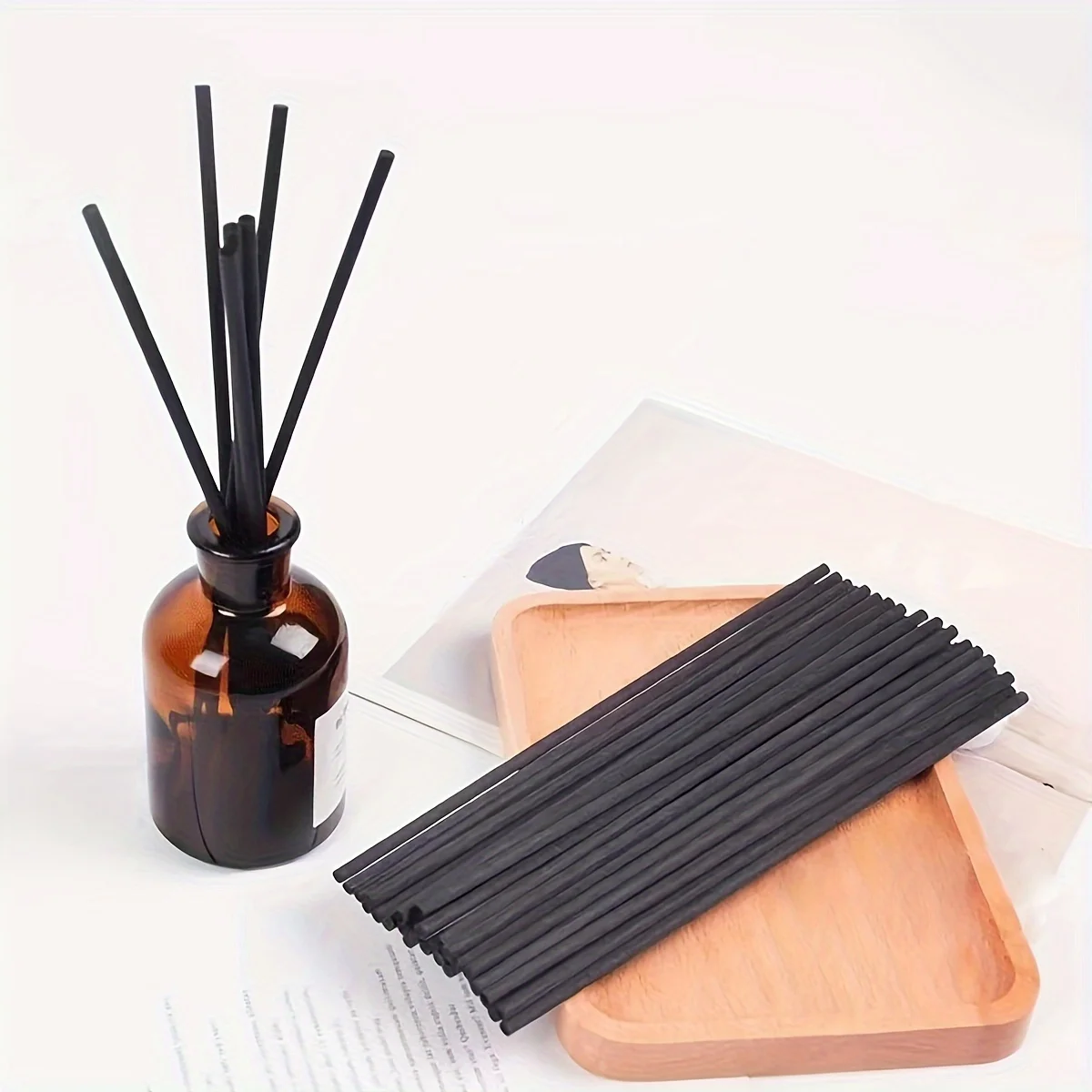 Home Fragrance Diffuser Sticks - Diffuseur de bâtons de fibres, tige