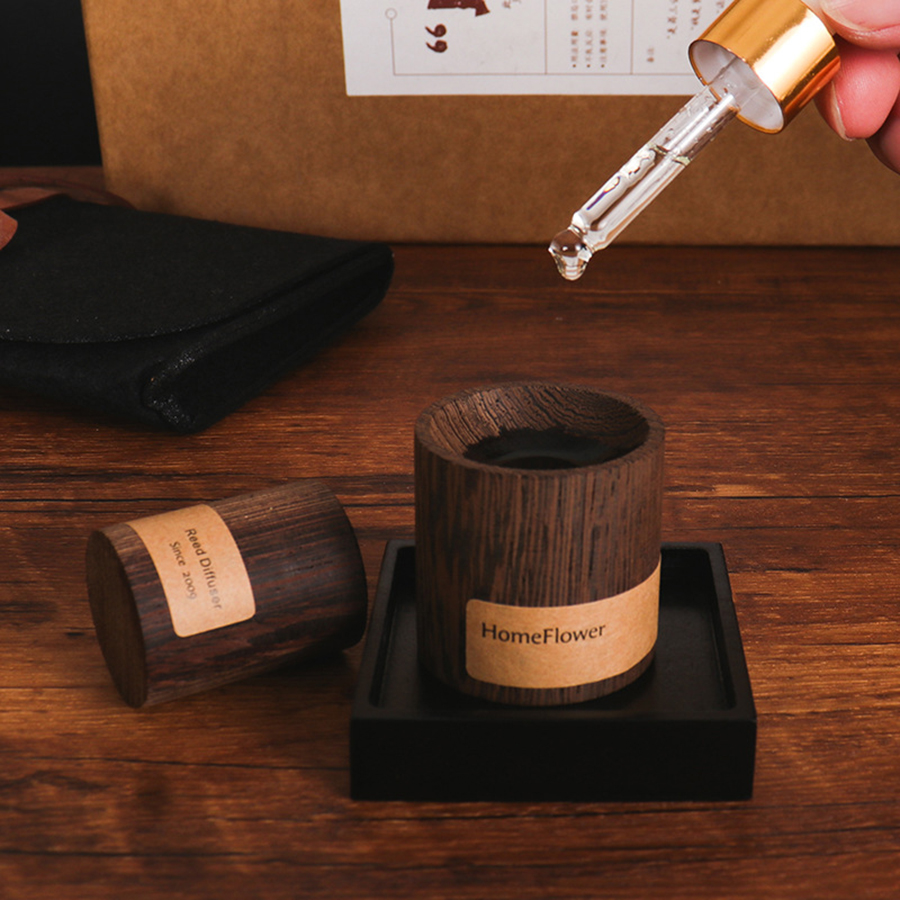Home Fragrance - Diffuseur d'huiles essentielles de noix noire,