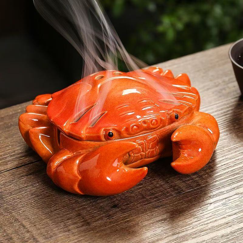 Xmas Home Fragrance - Réchaud d'encens en forme de crabe