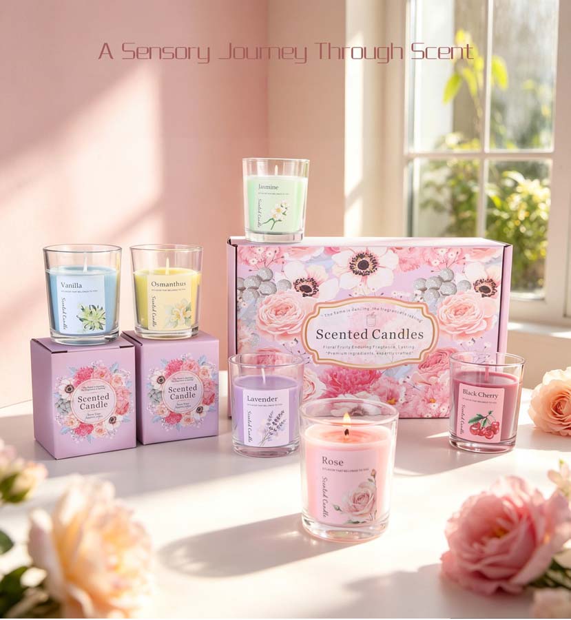 Ensemble cadeau de bougies par - Home Fragrance Aromatherapy avis et prix