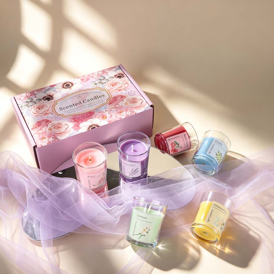 Ensemble cadeau de bougies par - Home Fragrance Aromatherapy avis et prix